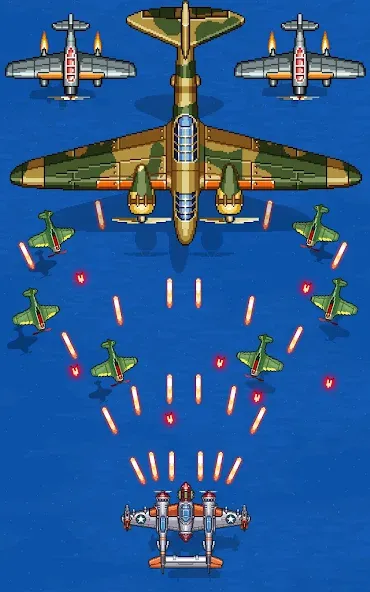 1945 Air Force: Airplane games (тысяча девятьсот сорок пять)  [МОД Меню] Screenshot 3