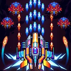 Взломанная Galaxiga Arcade Shooting Game (Галаксига)  [МОД Бесконечные деньги] - полная версия apk на Андроид