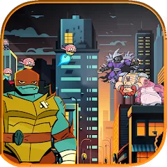 Взломанная The turtle adventur ninja hero  [МОД Много монет] - последняя версия apk на Андроид