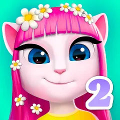 Скачать взломанную My Talking Angela 2  [МОД Menu] - последняя версия apk на Андроид