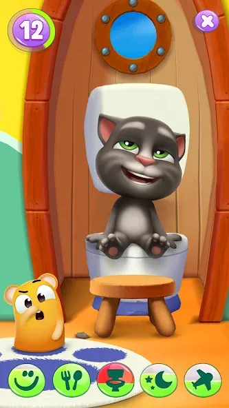 My Talking Tom 2  [МОД Бесконечные деньги] Screenshot 3