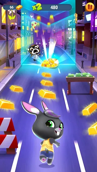 Talking Tom Gold Run  [МОД Unlocked] Screenshot 3