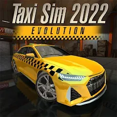 Скачать взломанную Taxi Sim 2022 Evolution (Такси Сим 2020)  [МОД Много денег] - полная версия apk на Андроид