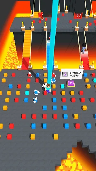 Craft Bridge Race (Крафт Бридж Рейс)  [МОД Меню] Screenshot 3