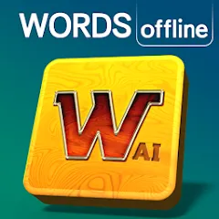 Взломанная Words AI Friends Classic  [МОД Меню] - последняя версия apk на Андроид