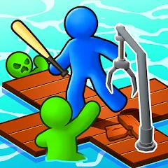 Взломанная Zombie Raft (Зомби Рафт)  [МОД Меню] - стабильная версия apk на Андроид