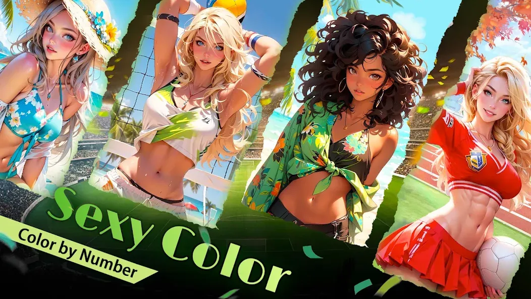 Adult Sexy Coloring Games  [МОД Mega Pack] Screenshot 3