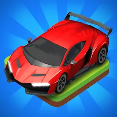 Скачать взломанную Merge Car - Idle Merge Cars (Мердж Кар)  [МОД Бесконечные деньги] - стабильная версия apk на Андроид