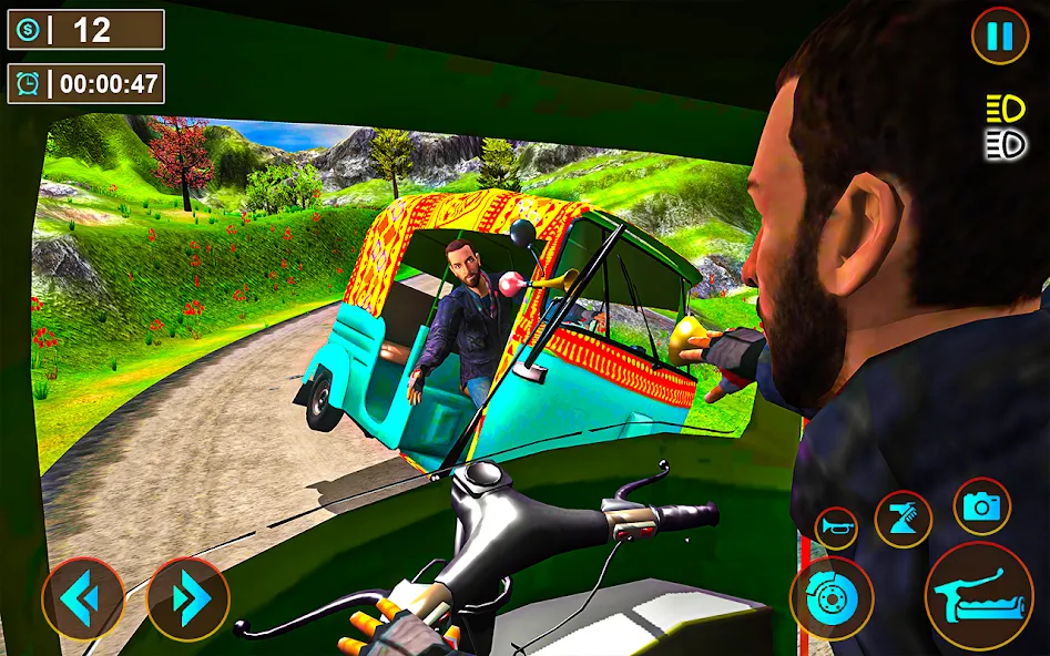 Tuk Tuk Offroad Auto Rickshaw (Тук Тук оффроуд автомобильный рикша)  [МОД Menu] Screenshot 4