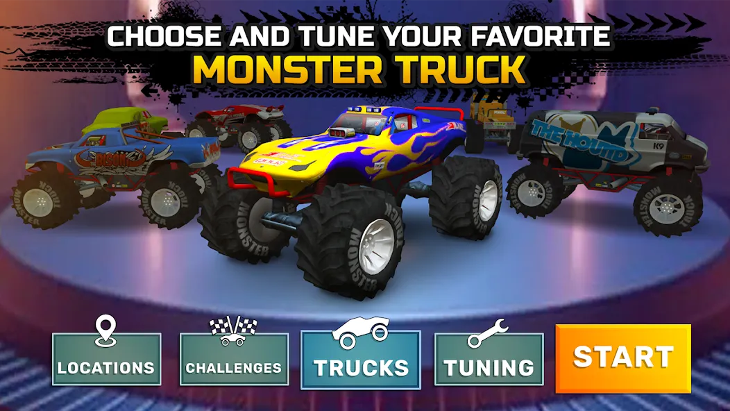 Monster truck: Extreme racing  [МОД Menu] Screenshot 5