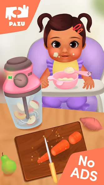 Baby care game & Dress up  [МОД Бесконечные деньги] Screenshot 2