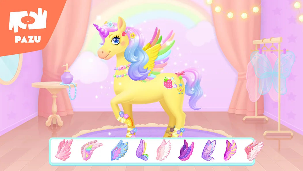 My Unicorn dress up for kids  [МОД Меню] Screenshot 4