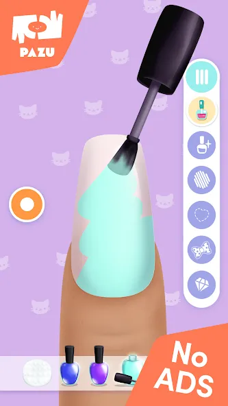 Girls Nail Salon - Kids Games  [МОД Меню] Screenshot 2