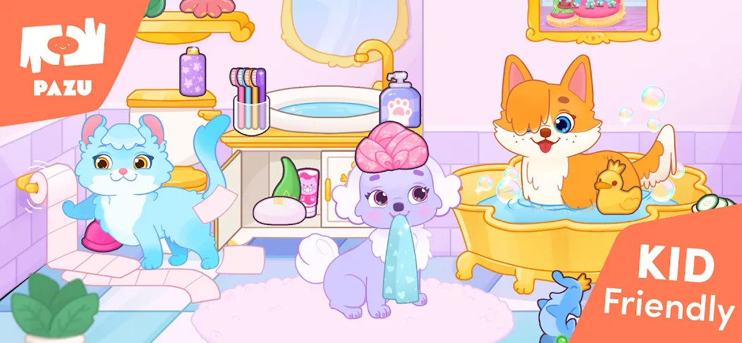 Princess Palace Pets World  [МОД Бесконечные деньги] Screenshot 2