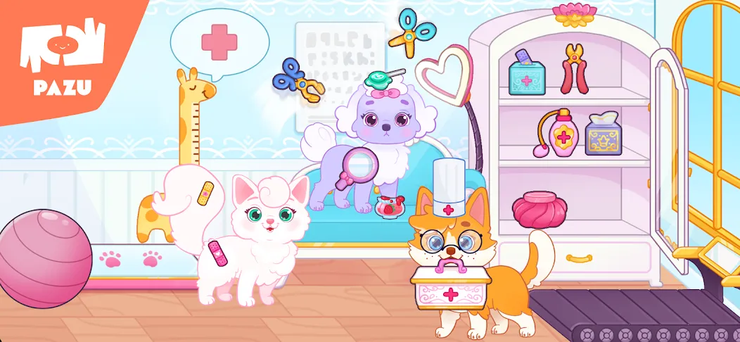 Princess Palace Pets World  [МОД Бесконечные деньги] Screenshot 3