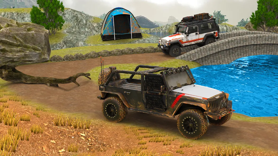 Offroad 4x4 Jeep Driving Game  [МОД Menu] Screenshot 3