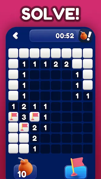 Minesweeper Bomb Mines Game (Майнсвипер разблокирует уровни Марка)  [МОД Меню] Screenshot 5