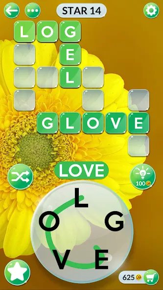 Wordscapes In Bloom (Вордскейпс Ин Блум)  [МОД Бесконечные деньги] Screenshot 1