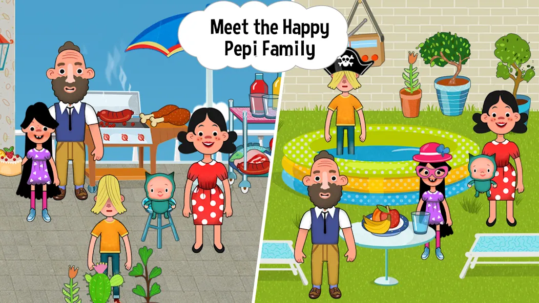 Pepi House: Happy Family (Пепи Хаус)  [МОД Menu] Screenshot 5