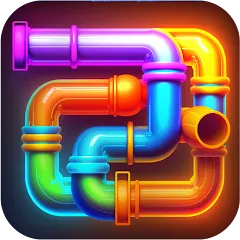 Взломанная Pipe Puzzle Connect (Пайп Пазл Коннект)  [МОД Много денег] - последняя версия apk на Андроид