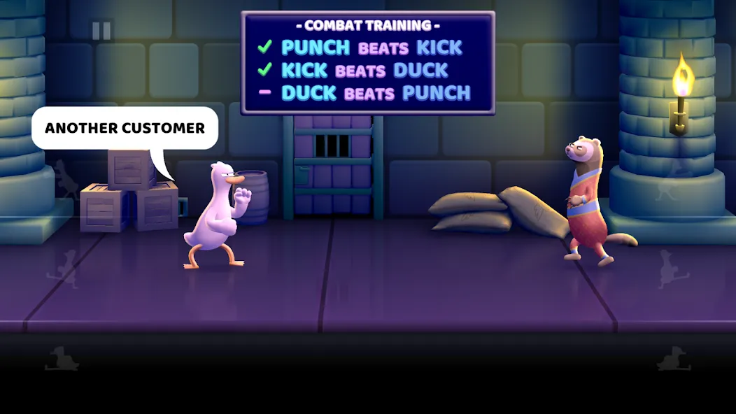 Punch Kick Duck (Панч Кик Дак)  [МОД Много монет] Screenshot 1