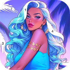 Скачать взлом Paint Color: Color by number  [МОД Бесконечные монеты] - стабильная версия apk на Андроид