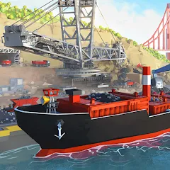 Взломанная Port City: Ship Tycoon (Порт Сити)  [МОД Меню] - стабильная версия apk на Андроид