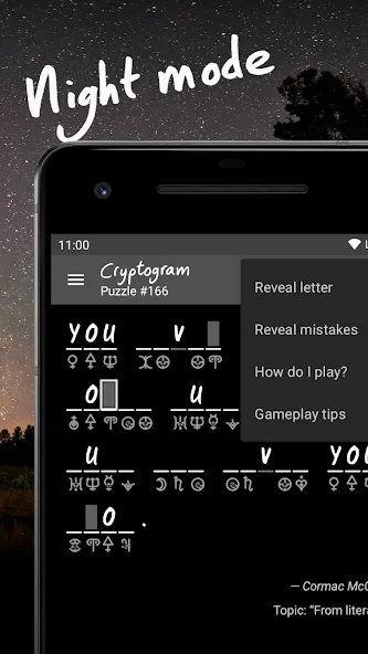 Cryptogram - puzzle quotes (Скрытограмма)  [МОД Unlocked] Screenshot 4