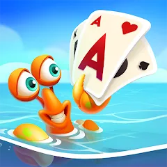 Взлом Undersea Solitaire Tripeaks (Андерси Солитэр Трипикс)  [МОД Все открыто] - последняя версия apk на Андроид