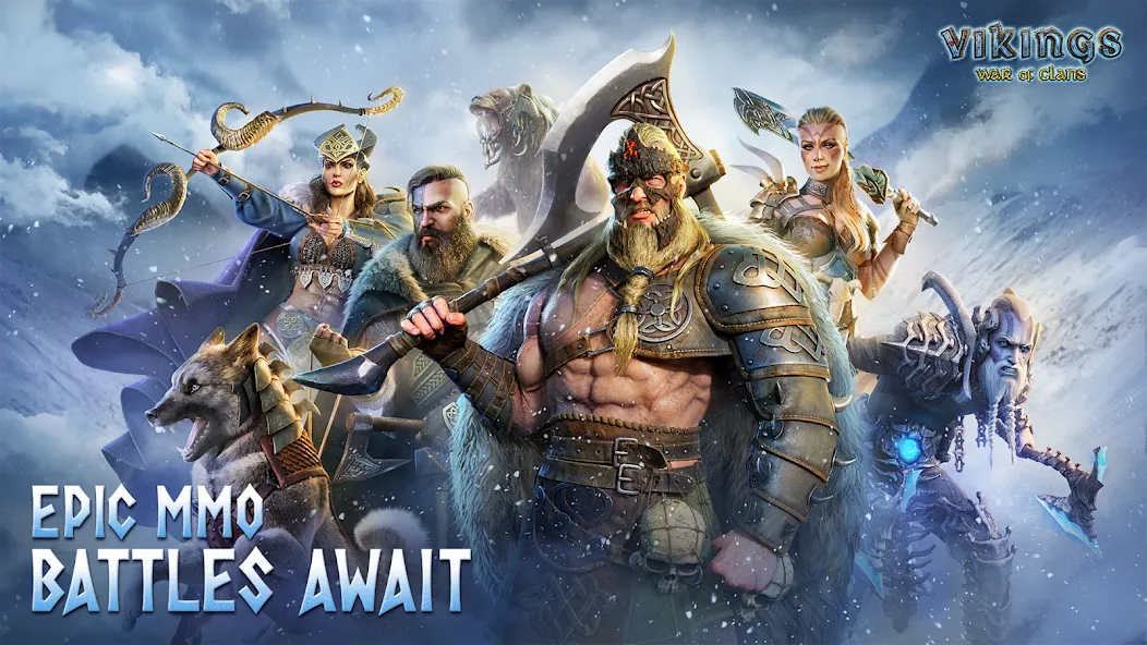 Vikings: War of Clans (Викинги)  [МОД Menu] Screenshot 4