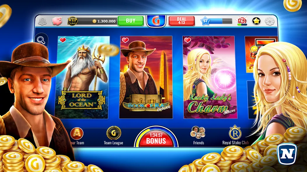 Gaminator Online Casino Slots  [МОД Menu] Screenshot 1