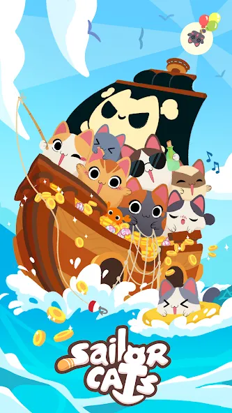 Sailor Cats (эйлор Кэтс)  [МОД Много денег] Screenshot 2