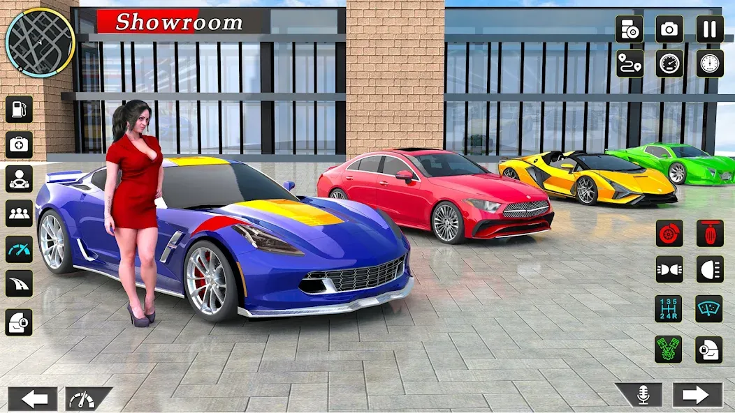 Car Dealership Car Saler (Драйвинг Скул Сити Кар Геймс)  [МОД Бесконечные монеты] Screenshot 3