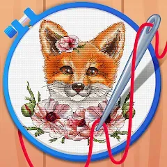 Скачать взлом Cross Stitch Coloring Art (Кроссстич окрашивание искусства)  [МОД Unlocked] - последняя версия apk на Андроид