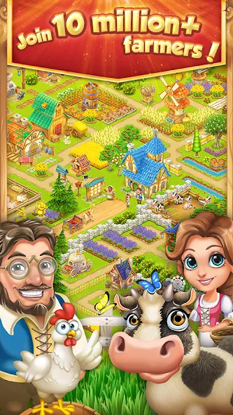 Village and Farm (Вилладж энд Фарм)  [МОД Много монет] Screenshot 1