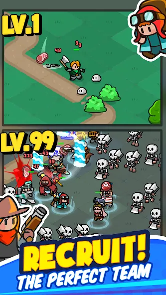 Rumble Heroes - Adventure RPG (Рамбл Хироес)  [МОД Unlocked] Screenshot 4