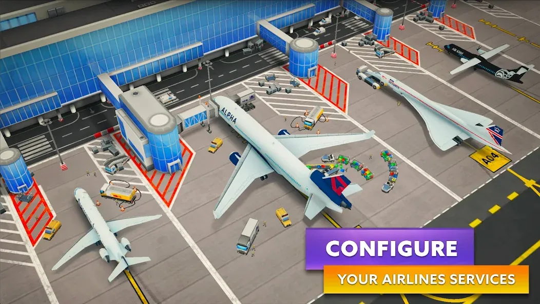 Airport Simulator: Tycoon Inc. (Эйрпорт Симулятор)  [МОД Много монет] Screenshot 3