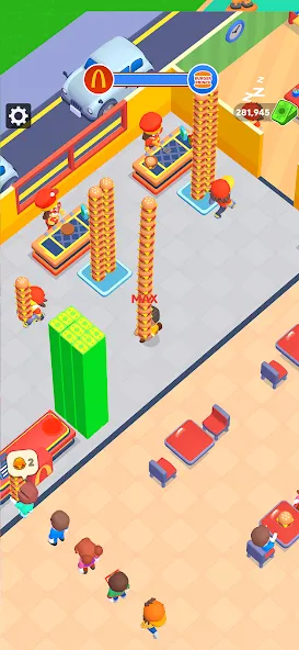 My Burger Shop: Burger Games (Май Бургер Шоп Игры)  [МОД Много денег] Screenshot 3