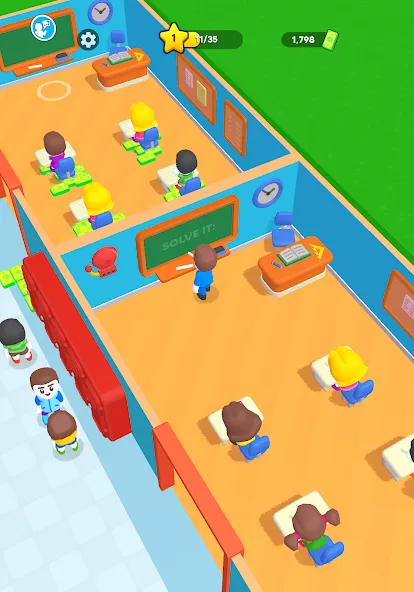 My Dream School Tycoon Games (Мои игры владения школой мечты)  [МОД Много денег] Screenshot 5