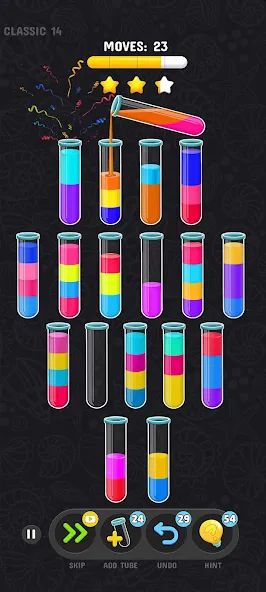 Color Water Sort Puzzle Games (Цветные игры сортировки воды)  [МОД Unlimited Money] Screenshot 4