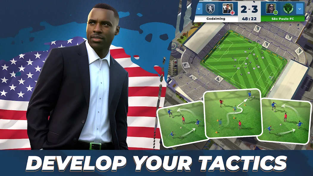 Soccer - Matchday Manager 24 (Матчдей Футбольный Менеджер 2023)  [МОД Menu] Screenshot 2