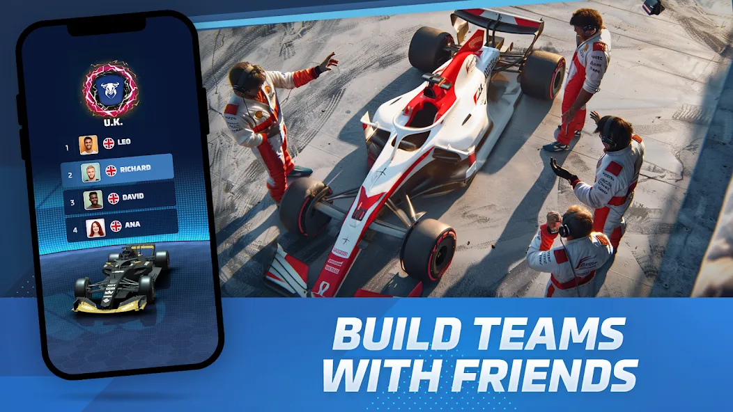 Racing Rivals: Team Car Game (Моторспортивные соперники)  [МОД Unlocked] Screenshot 2