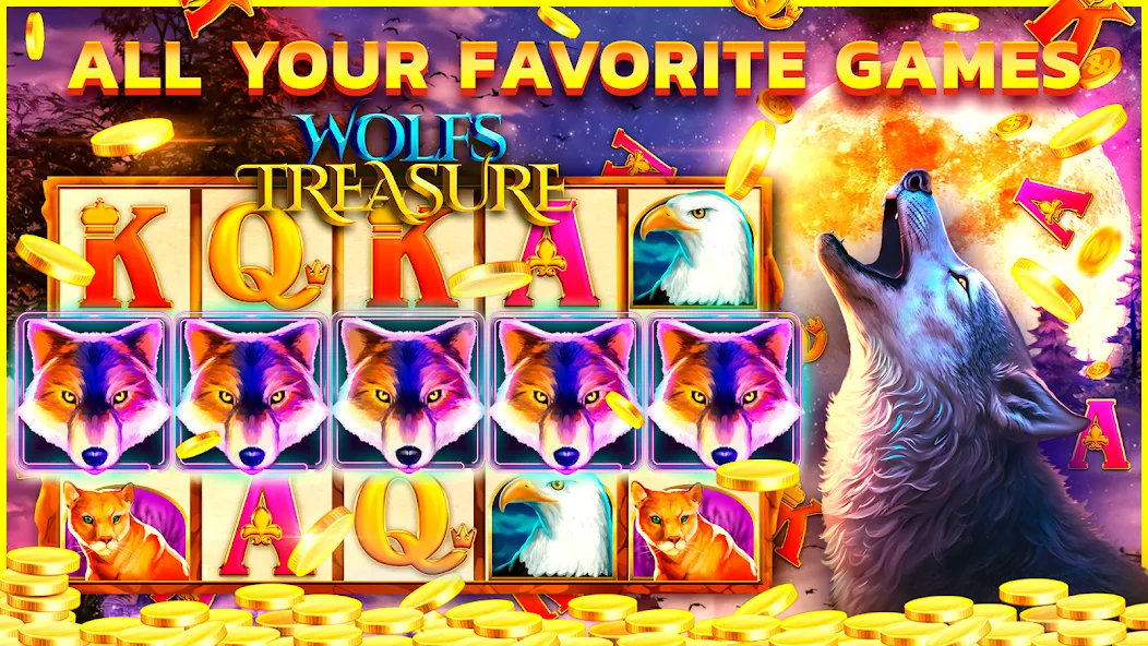 Legandary slots Casino Games  [МОД Все открыто] Screenshot 1