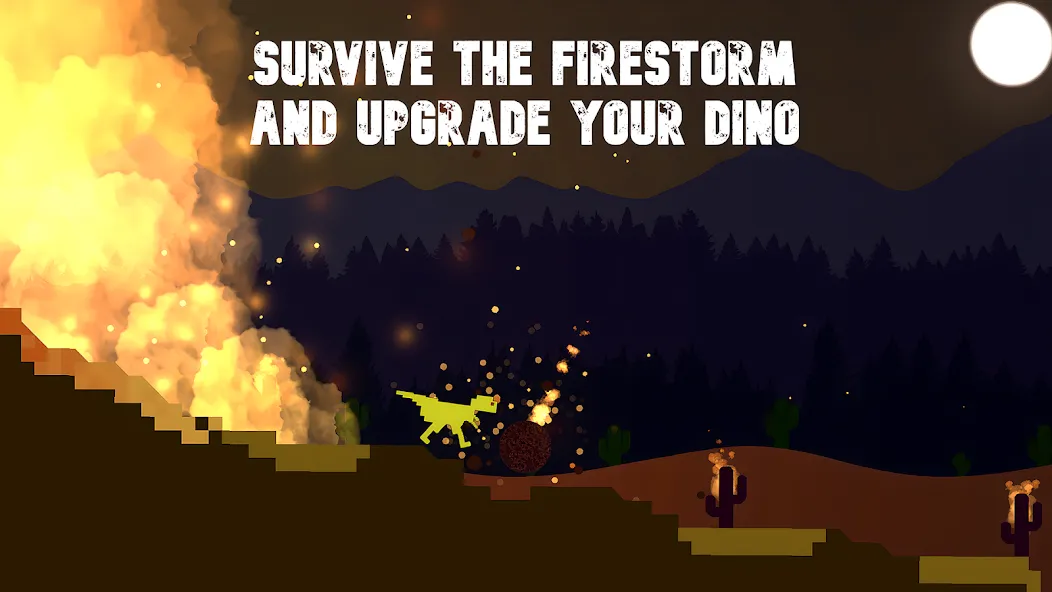 Dino Run Survival (Дино Ран Сурвайвал)  [МОД Menu] Screenshot 5