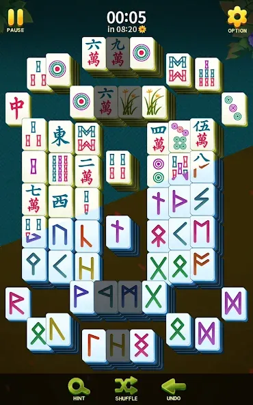 Mahjong Blossom Solitaire  [МОД Unlocked] Screenshot 3