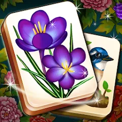 Скачать взлом Mahjong Blossom Solitaire  [МОД Unlocked] - стабильная версия apk на Андроид