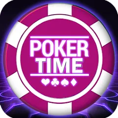 Скачать взломанную Poker Time- Pulsa Texas Holdem (Покер Тайм)  [МОД Бесконечные монеты] - стабильная версия apk на Андроид