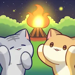 Скачать взломанную Cat Forest - Healing Camp  [МОД Menu] - стабильная версия apk на Андроид