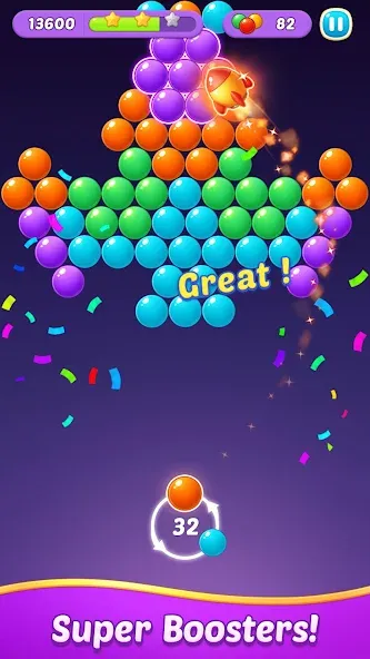 Bubble Shooter Gem Puzzle Pop (Бабл Шутер Драгоценный камень)  [МОД Unlocked] Screenshot 2