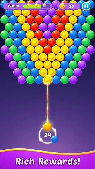 Bubble Shooter Gem Puzzle Pop (Бабл Шутер Драгоценный камень)  [МОД Unlocked] Screenshot 5